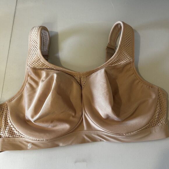 Glamorise Women's Plus Size Hi-Impact Sports Bra Underwire #9066 38C - Picture 2 of 11